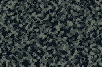 Dark green and black camouflage pattern with irregular shapes and textures.