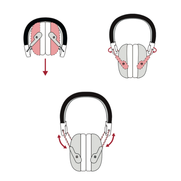 How to adjust Kids earmuffs