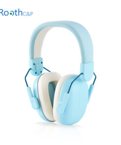 Kids earmuffs on a white background