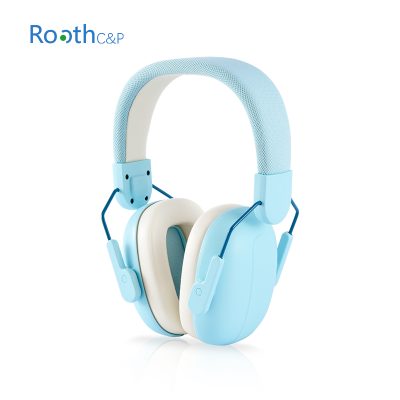 Kids earmuffs on a white background