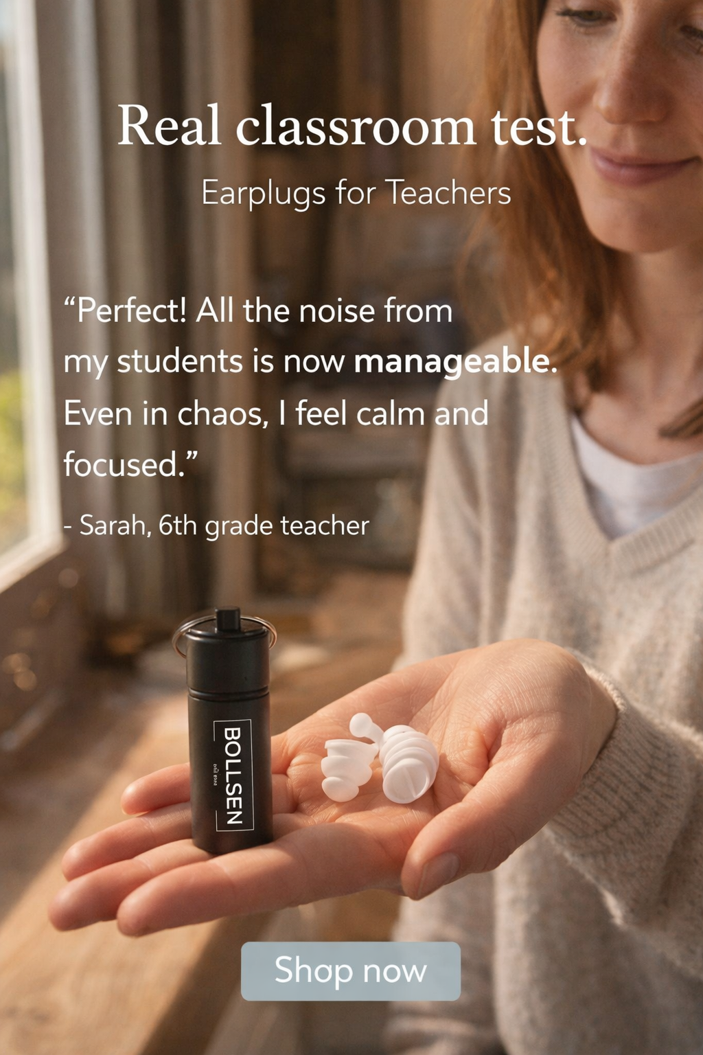 life+ earplugs for teachers
