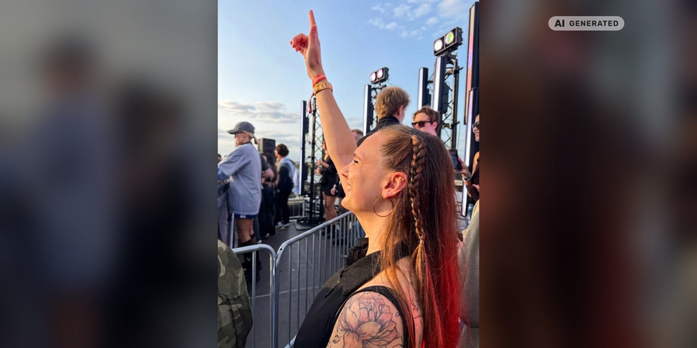 DJ Roxy Nox at a festival